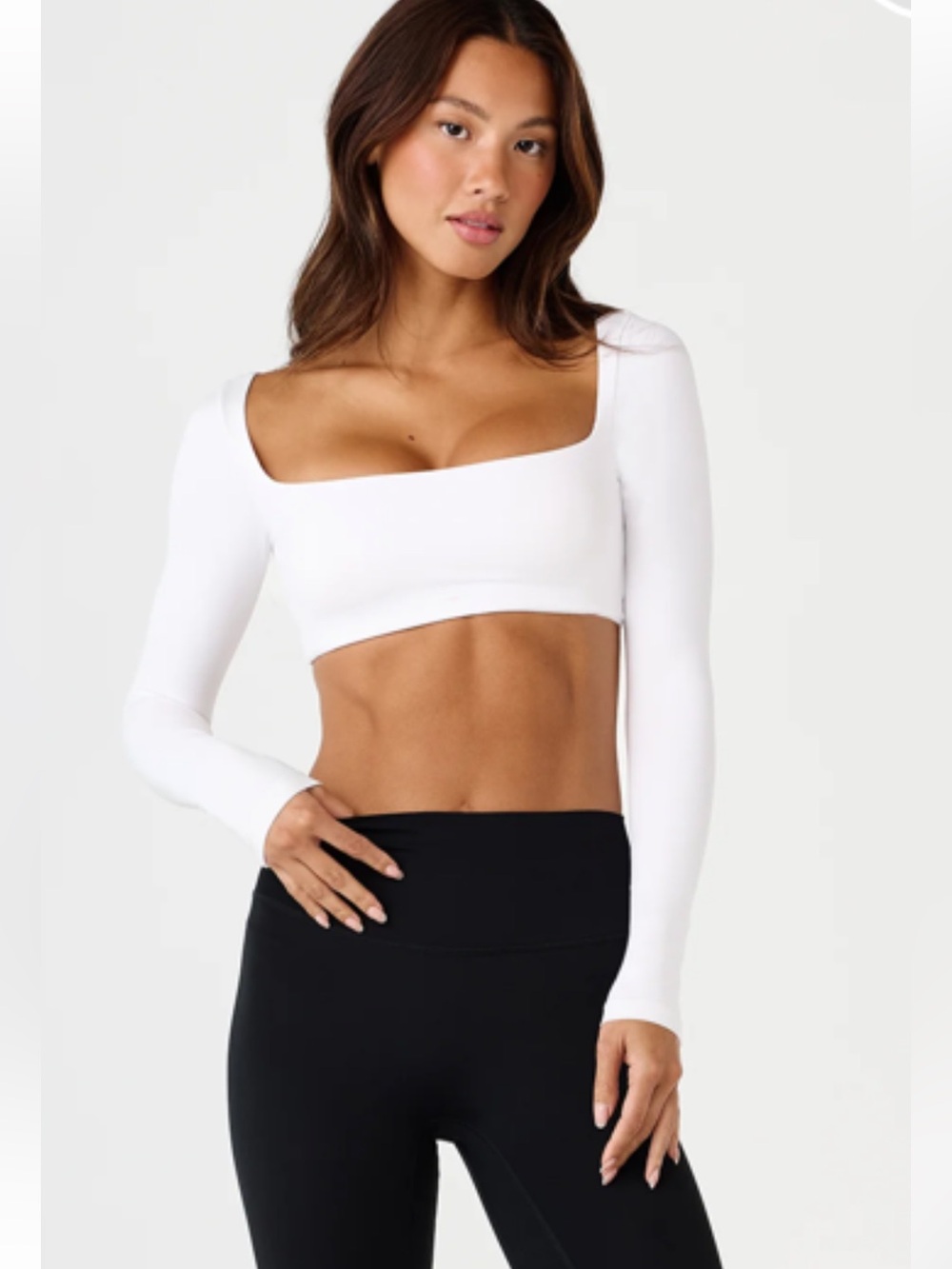 CSB Freedom Scoop Long Sleeve Crop